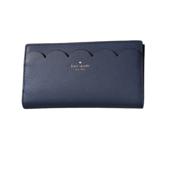 kate spade Handbags - Kate Spade Blue Snap Wallet